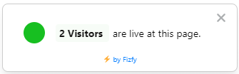 active visitor Fizfy