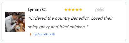 Yelp ReviewsSocialProofli