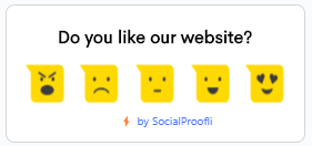 emoji ratingssocialproofli
